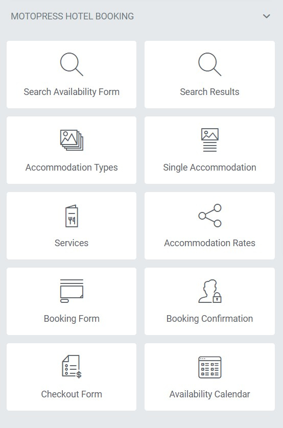 Réservation d'hôtel MotoPress