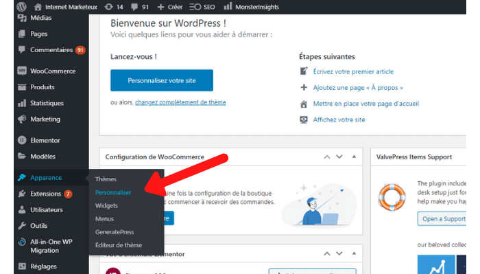 changer la police de votre thème WordPress