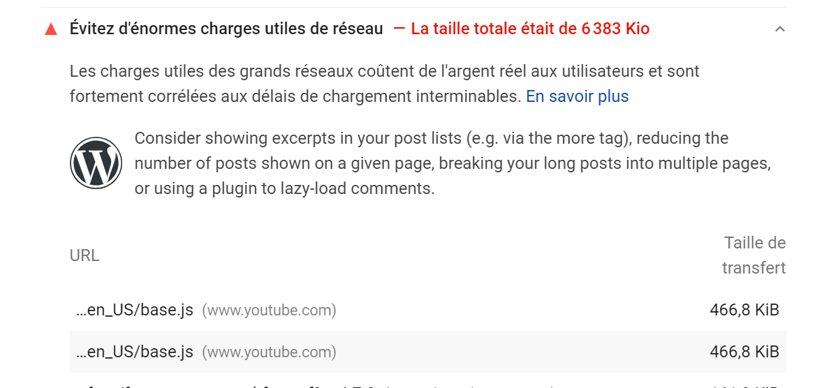Comment réduire la charge utile réseau de votre site WordPress