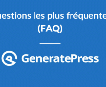 Les questions les plus fréquentes (FAQ) sur le thème WordPress GeneratePress