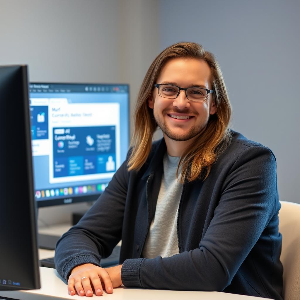 Portrait d'un utilisateur satisfait de Murf AI